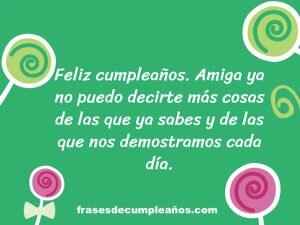 Felicitaciones de cumpleaños para una amiga
